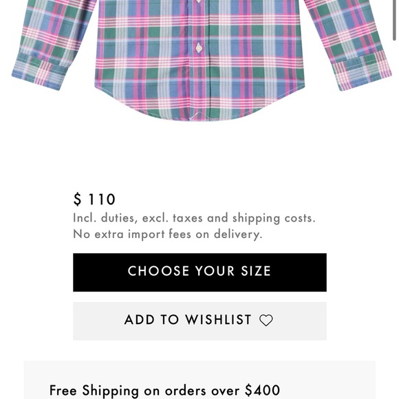 Ralph Lauren Kids Multicolor Plaid Button Down Shirt - Picture 7 of 7